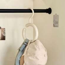 1/3pcs Colorful Closet Hat Hangers, Dopamine Creative Round Ring Hangers, Dorm Closet Hanging Hat Rack,Multi-Functional Home Storage Organizer, Suitable For Hats,Belts,Scarves Storage, Easy To Install Remove, Can Be Stacked, Daily Travel Essential - Multicolor - View 12