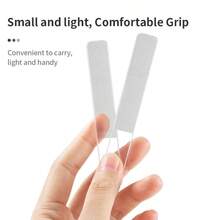 3/5pcs Nano Glass Nail File Set, Nail Polishing File, Nano Glass Nail File Glossy Polishing Manicure Care Tool, Portable Individual Boxed - Clear - View 9