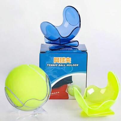 Single Tennis Ball Clip Carrier Tool Durable Non Slip Waist Mounted Clip Holder Practice Training Accessory Sturdy Quick Release Mechanism Fits All Waistbands Pants Skirts Court Drills Portable Tennis Gear