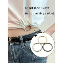 3pcs/1pc Adjustable Hem&Cuff Clips,No Sewing Required,Suitable For T-Shirts,Shirts,Dresses-Quick Adjustable Closure Clips With Durable Multi-Color Clips,Clothing Hem Clips,Convenient For DIY Modification,Can Shorten Skirt Hem And Extend Sleeve Length - Multicolor - View 2