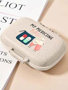 Portable Sealed Pill Box - Easily Fits In Pocket, Handbag And Wallet, Essential For Daily Medication, Business Travel, 8-Compartment Design Medication Storage Box, Nurse's Day Gift - Multicolor - View 7