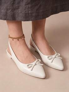 Women's Versatile Slip-On Mules, Suitable For Commuting And Travel - White - View 3