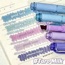 20Pcs/Set Dual Tip Pastel Highlighters Set, Smooth Writing Kawaii Style Stationery For Student School Office Supplies - Sets - View 2
