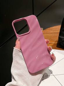 Minimalist 3D Wavy Pattern Phone Case Compatible With IPhone 18 Pro Max/18 Pro/18/17 Pro Max/17 Pro/17 Air/17/16 Pro Max/16/16 Pro/16 Plus/15/15 Pro Max/15 Pro/11/12/13/14 Pro Max/11 Pro/11 Pro Max/12 Pro/12 Pro Max/13 Pro/13 Pro Max/14 Pro/14 Pro Max Soft Shell Premium Creative - Pink - View 42