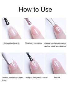 Beautizon Nailartlab 1pc Silver Reflective Glitter Heart Nail Art Sticker, Heart Pattern Shiny Decorative Nail Decal, Nail Design, Nail Patch, Nail Accessories, Gift For Friends, Suitable For DIY Nail Decoration - Silver - View 7
