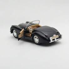 Classic Convertible Vintage Car Simulated Alloy Diecast Model, Retro Old Vehicle Collection Desktop Ornament, Play Car Toy, 3 Colors Optional - Multicolor - View 11