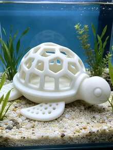 1件海龜造型魚缸躲藏洞穴，水族箱遮蔽裝飾品，適合蝦類繁殖躲藏休息造景魚缸裝飾 - 歡樂水族 - 查看 1