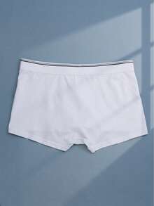 Norcotton Paquete de 5 Calzoncillos Boxer para Hombre Talla Grande, 95% Cómodos de Cintura Media - Blanco - Ver 3