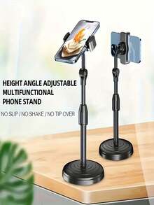 Adjustable Height Phone Stand, 360° Rotation & Flexible Arm - Anti-Shake Design, Stable Desktop Stand, Suitable For Live Streaming, Photography, Video Calls - Compatible With Smartphones, Cameras, Desktop Stand, Live Streaming Accessories, Durable Structure, - Phone Stand - View 6