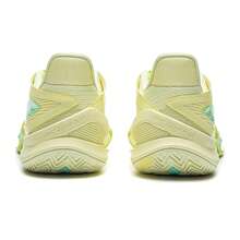 Li-Ning SHINING 3 V2 Men's Basketball Shoes, Dual BOOM Cushioning, TUFF RB Durable Outsole, Lightweight Low-Top Athletic Shoes, ABAW007 - Sky Yellow/Digital Green - View 7