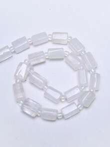 1 Strand 8-11mm Natural Garnet Amazonite Tourmaline Gems Beads Irregular Cylinder Shape Beads For Jewelry Making Diy Bracelet Accessories - Multicolor - View 28