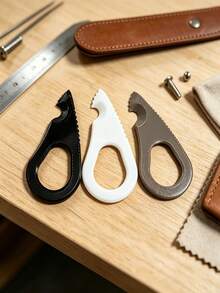 Portable Plastic Box Opener, Ring-Shaped Safety Box Opener, Minimalist Design Box Opener, Suitable For Opening Cardboard Boxes And Packages, Keychain Pendant - Multicolor - View 6
