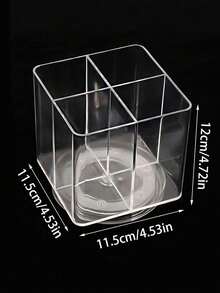 Clear Drink Packet Organizer 360° Rotating Beverage Bag Storage Rack Desktop Divided Storage Box Space-Saving Makeup Case For Coffee Station Cabinet Pantry Office Kitchen Vanity Tea Bag Holder Drink Mix Necessities Home Decor Bathroom Accessories - Multicolor - View 11