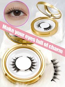 Magnetic False Eyelashes, Glue-Free, Easy To Apply And Remove, Magnetic Adsorption - View 5