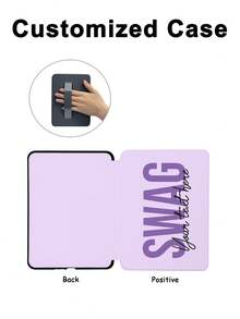 GIIPPA 1pc Customized Name Kindle E-Reader Protective Case, With Auto Wake/Sleep Function, Lightweight And Portable, Suitable For Clara BW/Libra Colour/Clara Colour/Clara 2E, Paperwhite 10th/11th/12th, Kindle(Colorsoft)/10th/11th/12th And Other Popular Models, Kindle Accessories/Kindle Protective Case, Graduation Gift, Valentine's Day Gift, Birthday Gift - Multicolor - View 4