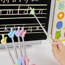 5pcs Retractable Pointer Sticks, Retractable Pointer, Suitable For Teachers, Retractable Finger Pointer, Retractable Reading Supplies, Birthday Gift, Party Supplies - A - View 5