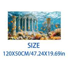 Aquarium Underwater Background, Fish Tank Sticker, Suitable For Freshwater/Saltwater Fish Tank, Shrimp, Aquarium Decoration Vinyl Mural, Removable Without Residue - A - View 44