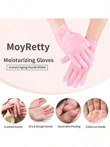 Silicone Moisturizing Care Hand And Foot Gel Masks, Essential Oil Nourishing Gloves And Socks, Exfoliating Agent, Hydrating - Multicolor - View 9