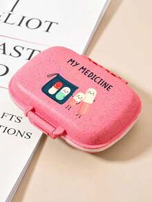 Portable Sealed Pill Box - Easily Fits In Pocket, Handbag And Wallet, Essential For Daily Medication, Business Travel, 8-Compartment Design Medication Storage Box, Nurse's Day Gift - Multicolor - View 6