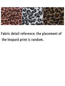 Campus Style Maillard Leopard Print Plush Pencil Case/Stationery Storage Bag - Multi-Functional Large Capacity Design, Suitable For Storing Office Supplies, Creative Multi-Purpose Pen Holder Or Portable Travel Makeup Bag, Ideal For Students And Adults Daily Use. Leopard Print Direction And Density Random - Multicolor - View 9