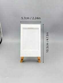 Bingkai Easel Foto Mini Putih, Stand Pajangan Meja yang Dapat Digunakan Kembali, Hadiah Dekoratif Multi-Adegan, Sempurna untuk Ulang Tahun, Hari Jadi, Liburan, Hadiah untuk Teman dan Teman Sekelas - Berbagai gaya - View 8