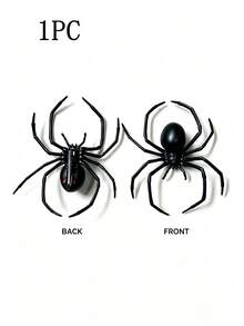 1pc Halloween Spider Hair Clip For Women, Black Realistic Spider Hair Accessory With Alligator Clip, Halloween Party Cosplay Gothic Costume Scary Hair Pin, 15cm - View 12