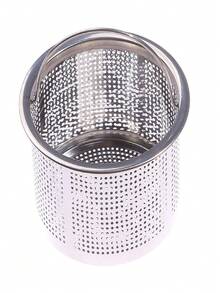 1Pc Stainless Steel Kitchen Sink Strainer Hanging Food Waste Catcher Corner Filter Rack With Fine Mesh Bags For Leftover Garbage Anti Clogging Gadgets - Multicolor - View 5