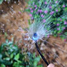 50pcs/100pcs Adjustable Flow Rate Drip Irrigation Sprinkler Heads, Micro Sprinkler Heads For Garden Potted Plants Automatic Watering - One Size - View 6
