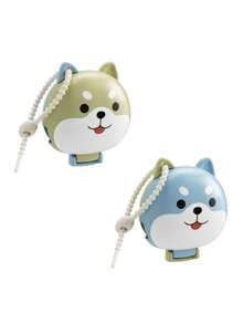 2pcs Cartoon Toothbrush Head Protective Covers, Travel Toothbrush Storage Box, Portable Toothbrush Holder, Toothbrush Protective Cover Protects Toothbrush Head, Portable And Easy To Clean, Prevents Dust And Foreign Matter Contamination, Keeps Toothbrush Clean. Suitable For Home/Travel/Dorm/Camping Toothbrush Protective Clips, Electric Toothbrush Head Protective Box, Home Bathroom Decor, Household Toothbrush Holder - Multicolor - View 11