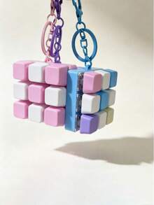 2026 Creative Novel Popular Keycap Keychain 1pc Mechanical Keyboard Shaped Stress Relief Unique Desktop Toy Gadget Gift With Sound Fingertip Toy Pressure Reliever Bright Beautiful Macaron Color - Multicolor - View 5