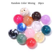 8-20mm Acrylic Dual-Color Gradient Cloud Beads, Dreamy Tie Dye Effect, DIY Handmade Beaded Bracelet, Necklace, Earrings, Jewelry Accessories Materials, Crafts, Clothing, Bags, Pendants, Car Charms, Keychains, Phone Chain Making Accessories - Random Color Mixing - View 9