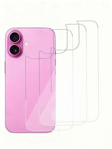 3片裝玻璃後蓋螢幕保護貼，適用於 iPhone 16 6.1 吋 [9H 硬度] - 高畫質強化玻璃後蓋，防刮、易安裝、晶瑩剔透，兼容 16 Pro Max 16 Pro 18 Pro 18 Pro Max 16 Plus 15 Pro Max 15 15 Pro 15 Plus 14 Pro Max 14 Pro 14 14 Plus 13 Pro Max 13 13 Pro 12 11 XR - 無色 - 查看 33