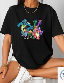 Women T-Shirts - Black - View 1