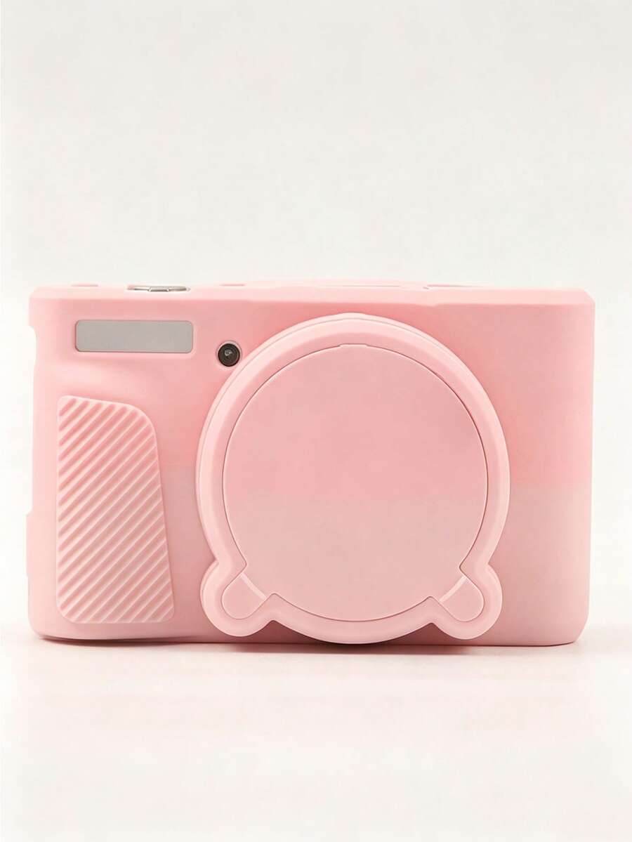 1pc Soft Silicone Camera Protective Case, Shockproof Anti-Slip Camera Cover, Camera Accessory - View 1