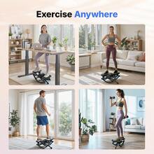 MERACH Upgraded Version Rocking Steppers For Exercise At Home,3D Motion Stair Stepper With Resistance Bands For Full Body Workout& Low-Impact Balance Board, 330 LBS Loading Capacity Exercise Equipment - Black-upgraded Version Rocking Stepper - View 6