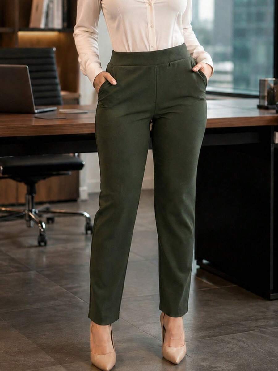 Women Pants - Green - View 1