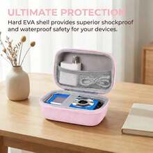 Digital Camera Case, Digital Camera Protective Case, EVA Hard Shell Camera Storage Bag, Waterproof Shockproof Dustproof Travel Carrying Case For Compact Cameras - View 2