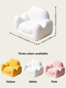 Cream Color Lazy Phone Tablet Stand, Textured Hard Sofa‑Style Holder, Cute Desktop Decor For Hands‑Free Viewing - Multicolor - View 5