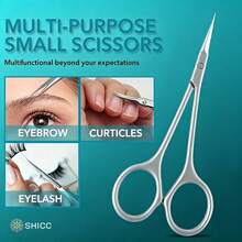 Cuticle Scissors Nail Cuticle Scissors, Stainless Steel Dead Skin Removal Scissors Manicure Tool, Precise Trimming Of Dead Skin And Hangnails, Smooth Cut Without Pulling Skin - Multicolor - View 1