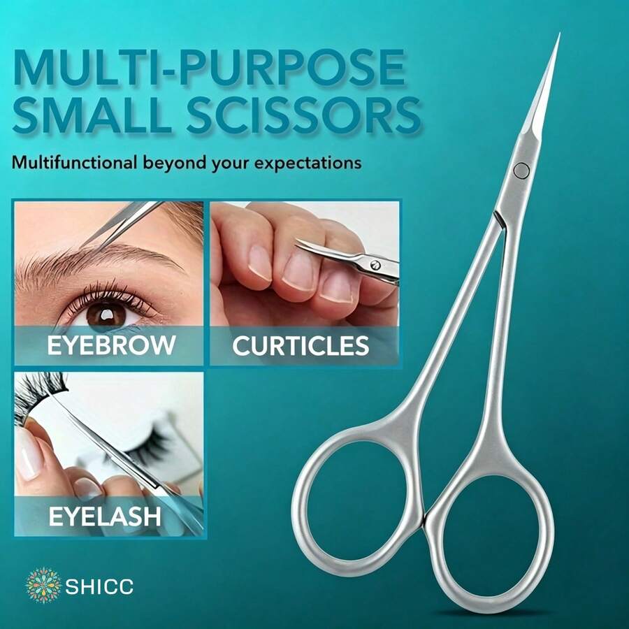 Cuticle Scissors Nail Cuticle Scissors, Stainless Steel Dead Skin Removal Scissors Manicure Tool, Precise Trimming Of Dead Skin And Hangnails, Smooth Cut Without Pulling Skin - Multicolor - View 1