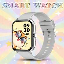 Jam Tangan Pintar Remaja, Baterai 180mAh, Pedometer, Kalender dan Alarm--Tali Silikon Multi-Warna, Desain Sporty, Hadiah Sempurna untuk Halloween dan Natal - View 14