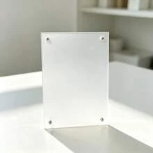 1pc Transparent Acrylic Nail Art Display Stand, Large Capacity False Nail Sample Storage Rack, Horizontal And Vertical Display Nail Color Card, Nail Art Photography Prop Display Background Board - Multicolor - View 8
