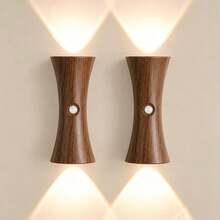 Smart LED Wall Light, 3-Color Adjustable, Motion Sensor, Indoor Magnetic LED Sensor Wall Light, Battery Powered, Adjustable Color Temperature, USB Rechargeable Night Light, Wireless Magnetic Wall Light, Suitable For Hallway, Bathroom, Bedroom - Multicolor - View 17