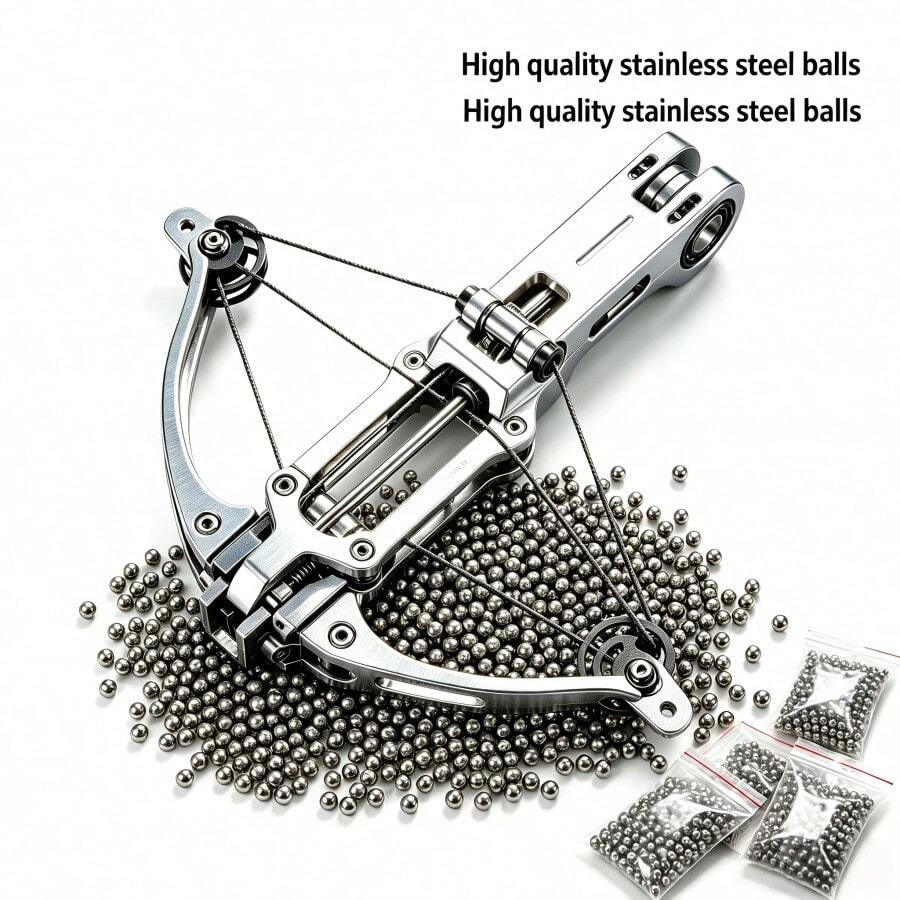Heavy-Duty Metal Universal Marbles [95 Pieces Per Pack] For Outdoor Shooting/Fishing/Daily Sports And Industrial Use, High-Quality Spheres - Silver - View 1