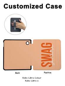 GIIPPA 1pc Customized Name Kindle E-Reader Protective Case, With Auto Wake/Sleep Function, Lightweight And Portable, Suitable For Clara BW/Libra Colour/Clara Colour/Clara 2E, Paperwhite 10th/11th/12th, Kindle(Colorsoft)/10th/11th/12th And Other Popular Models, Kindle Accessories/Kindle Protective Case, Graduation Gift, Valentine's Day Gift, Birthday Gift - Multicolor - View 5