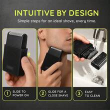 VGR Professional Shaver Mini Reciprocating Razor Portable Trimmer Precision Trimming Electric Men's Shaving Machine At Home Or On-The-Go V-376 - Multicolor - View 5