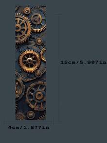 30pcs Steampunk Bookmarks: Exquisitely Designed Mechanical Clock-Style Metal-Look Paper Bookmarks-Perfect For Party Gifts, Rewards, And Holiday Presents - View 11
