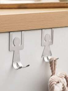 2pcs/4pcs Stainless Steel Hanging Storage Rack - Multiple Styles and Colors - View 8