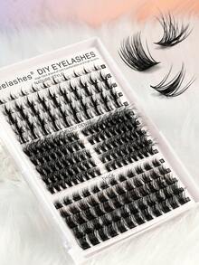 Large Capacity Mixed Combination Single Cluster False Eyelashes, Multiple Styles For Versatile Makeup Looks And Free Switching - View 5