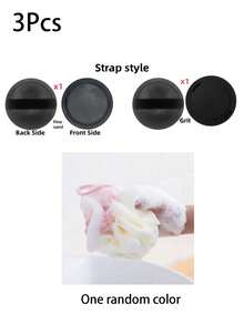 Exfoliating Body Scrub And Back Cleaning Tool, Available In Two Handle Styles, Coarse And Fine Textures To Meet Different Needs, Gently Removes Dead Skin Cells Without Pain, Suitable For Daily Bathing And Cleansing - Multicolor - View 14